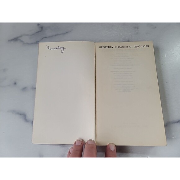 Geoffrey Chaucer Of England Marchette Chute Paperback - Picture 2 of 10